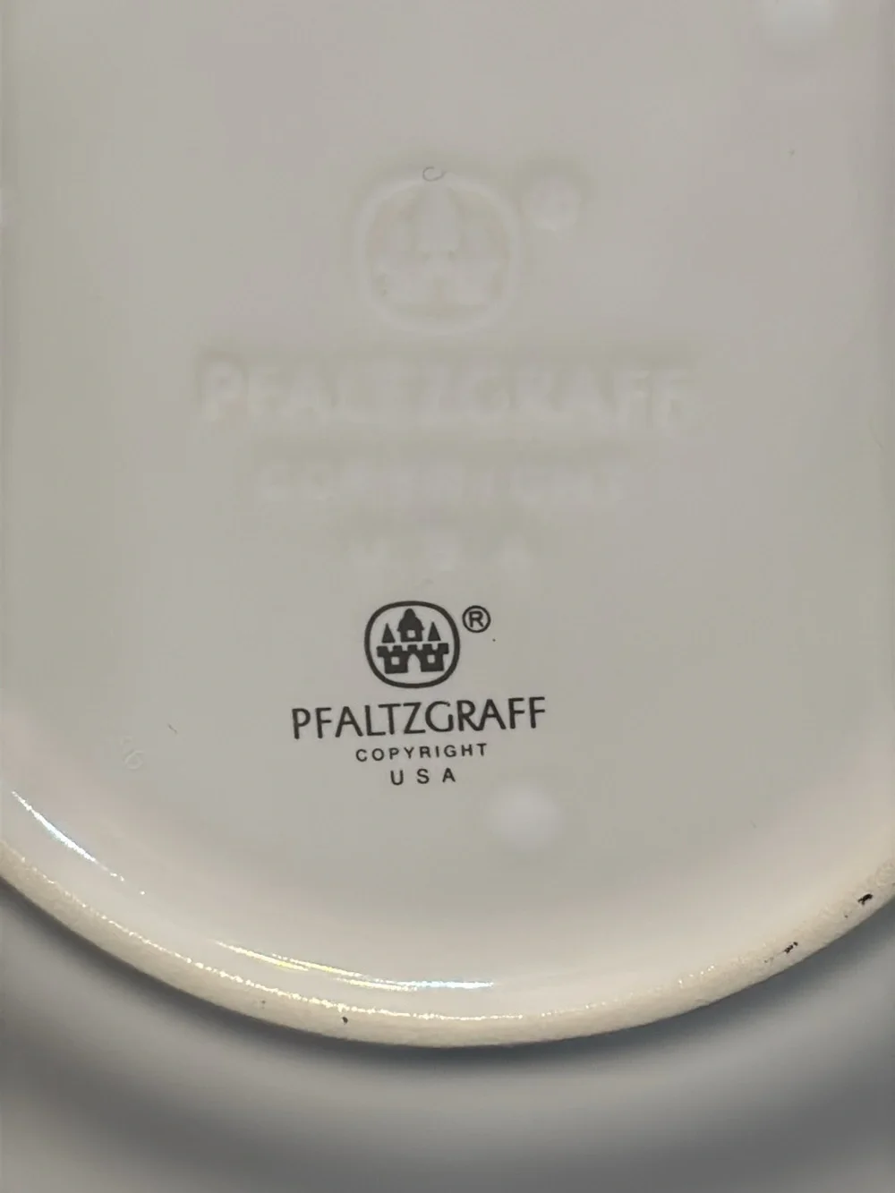 Pfaltzgraff Christmas Ten Lords-a-Leaping 8” plate. 12 Days of Christmas series